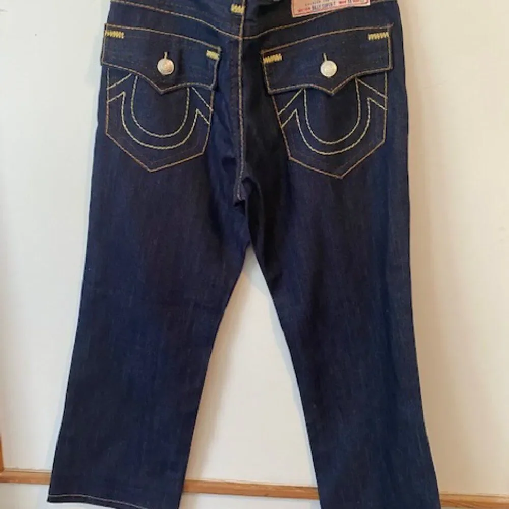 True Religion World Tour Billy Super T bootcut jeans, size 38